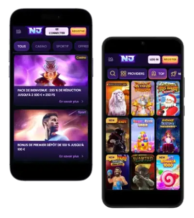 NovaJackpot sur mobile