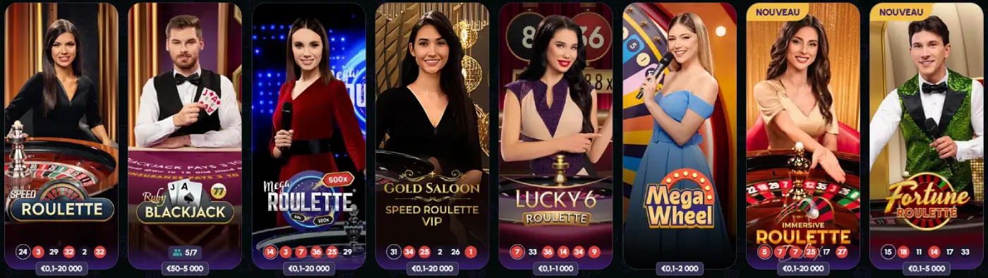 NovaJackpot Casino en direct