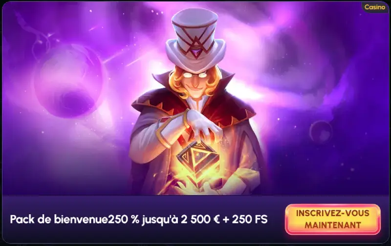 NovaJackpot Casino Pack d’accueil